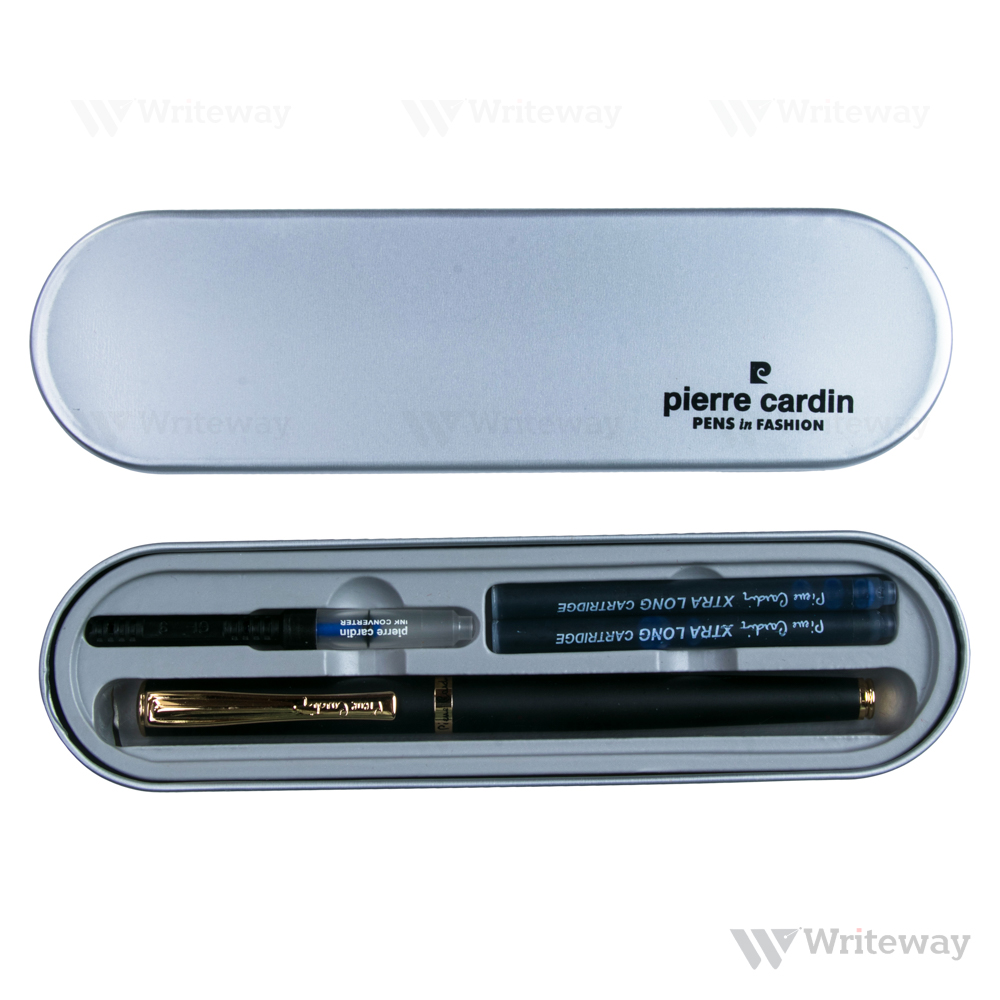 PIERRE CARDIN KRISS WHITE GOLD FOUNTAIN PEN